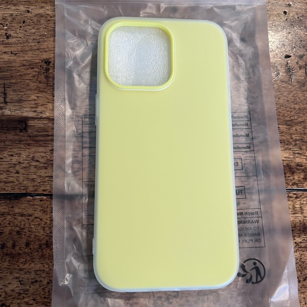 New yellow iPhone 13 Pro case